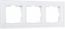 Рамка универсальная Werkel Favorit 3-м. стекло белый матовый картинка